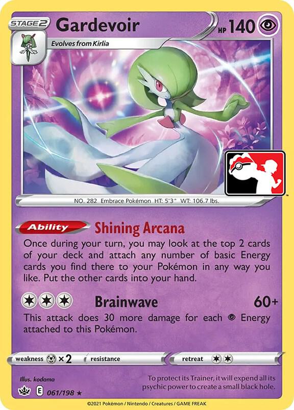 Gardevoir 061/198 card from Prize Pack Series Cards
