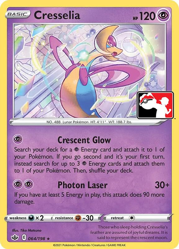 Cresselia 064/198 card from Prize Pack Series Cards