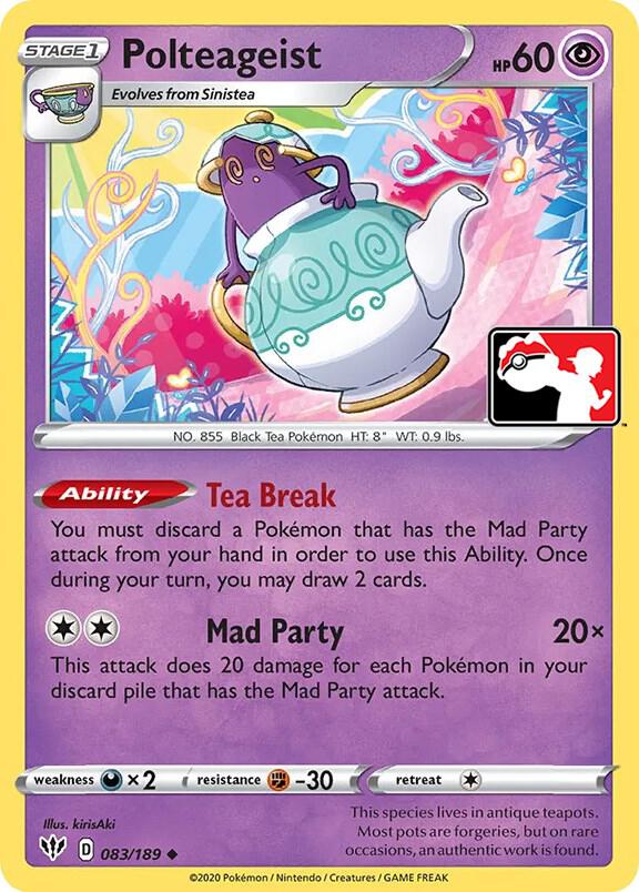 Polteageist 083/189 card from Prize Pack Series Cards