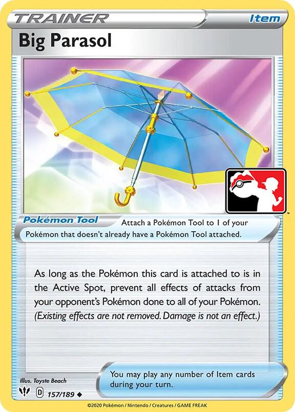 Big Parasol 157/189 card from Prize Pack Series Cards