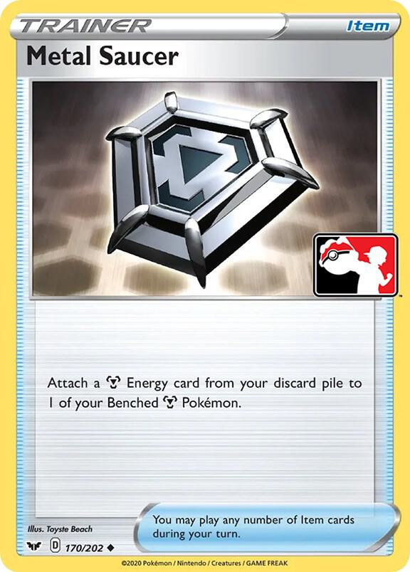 Metal Saucer 170/202 card from Prize Pack Series Cards
