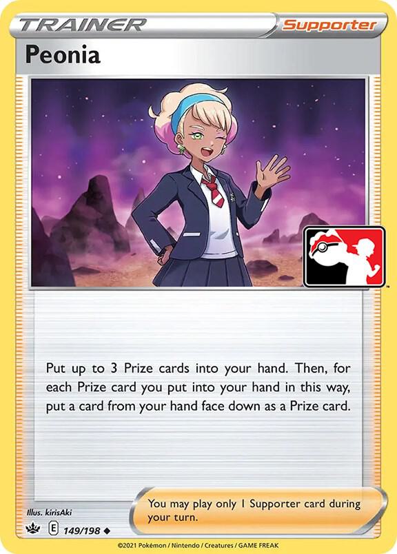 Peonia 149/198 card from Prize Pack Series Cards