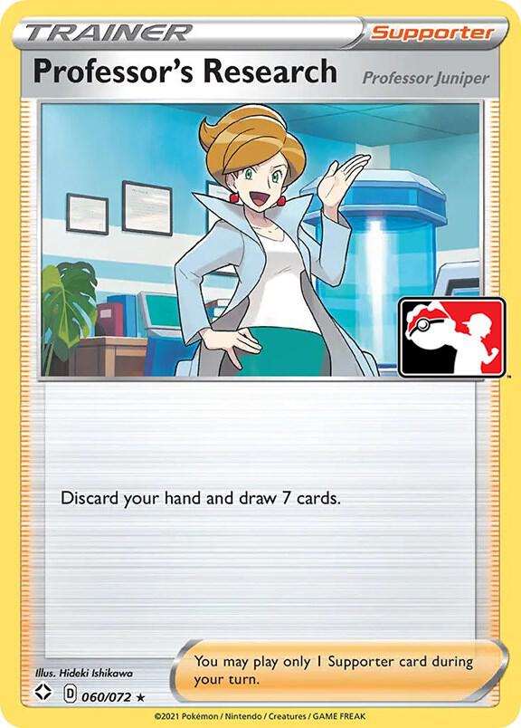 Professor's Research (Professor Juniper) 060/072 card from Prize Pack Series Cards