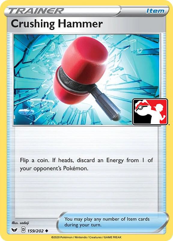 Crushing Hammer 159/202 card from Prize Pack Series Cards