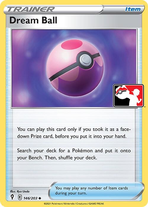 Dream Ball 146/203 card from Prize Pack Series Cards