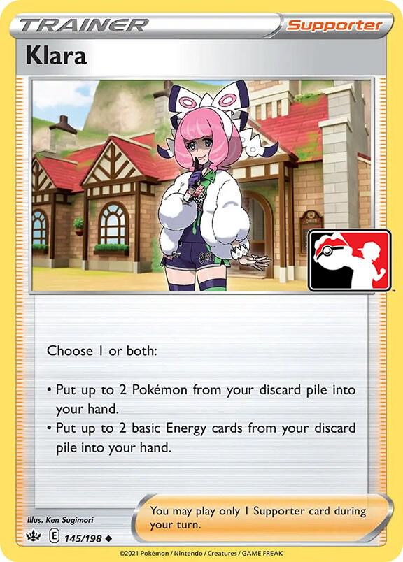 Klara 145/198 card from Prize Pack Series Cards