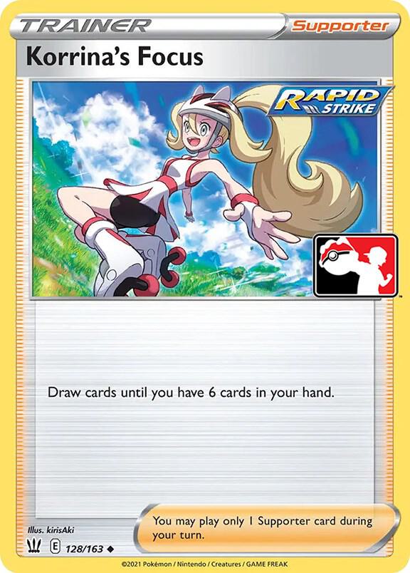Korrina's Focus 128/163 card from Prize Pack Series Cards