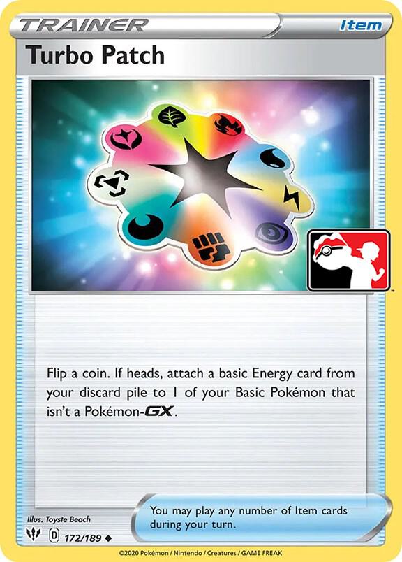 Turbo Patch 172/189 card from Prize Pack Series Cards
