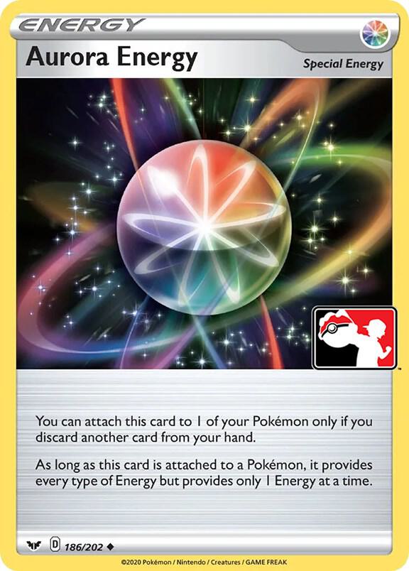 Aurora Energy 186/202 card from Prize Pack Series Cards