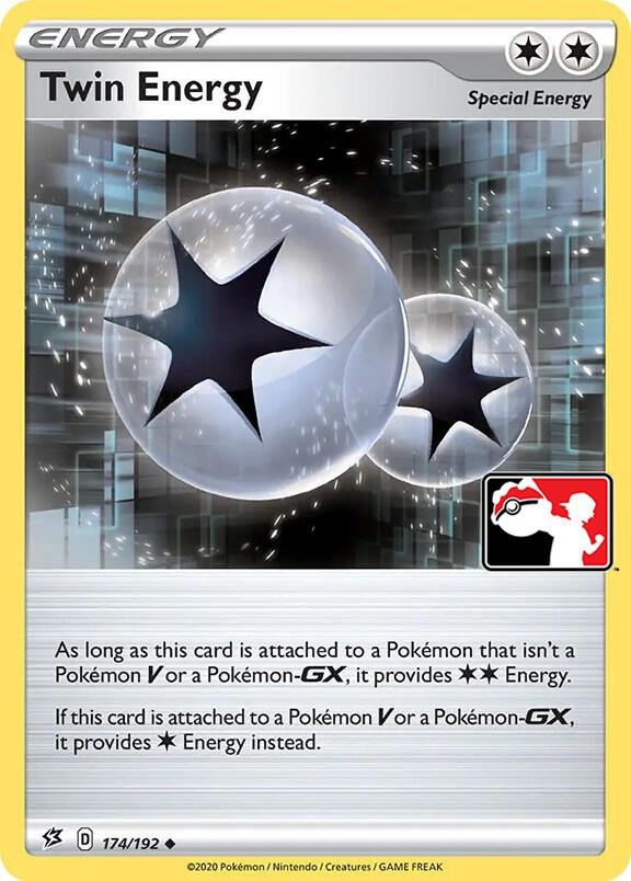 Twin Energy 174/192 card from Prize Pack Series Cards