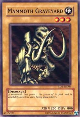 Mammoth Graveyard LOB-EN009 card from Legend of Blue Eyes White Dragon (Worldwide English)