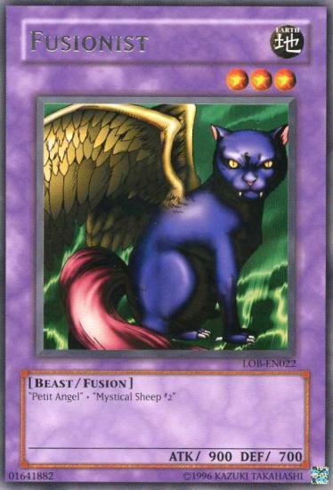 Fusionist LOB-EN022 card from Legend of Blue Eyes White Dragon (Worldwide English)
