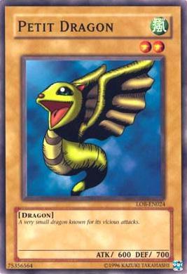 Petit Dragon LOB-EN024 card from Legend of Blue Eyes White Dragon (Worldwide English)