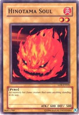 Hinotama Soul LOB-EN026 card from Legend of Blue Eyes White Dragon (Worldwide English)