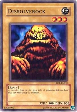 Dissolverock LOB-EN031 card from Legend of Blue Eyes White Dragon (Worldwide English)