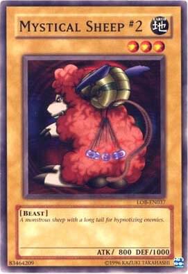 Mystical Sheep #2 LOB-EN037 card from Legend of Blue Eyes White Dragon (Worldwide English)