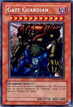 Gate Guardian MRD-EN000 card from Metal Raiders (Worldwide English)
