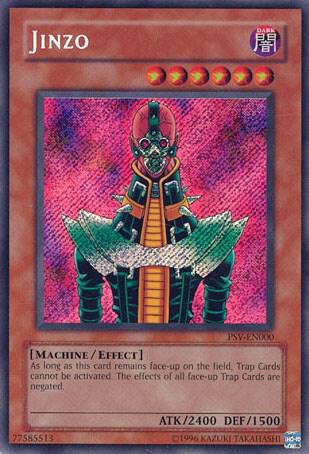Jinzo PSV-EN000 card from Pharaoh's Servant (Worldwide English)