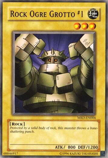 Rock Ogre Grotto #1 MRD-EN004 card from Metal Raiders (Worldwide English)