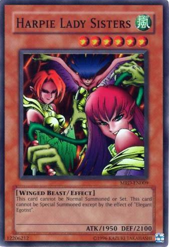 Harpie Lady Sisters MRD-EN009 card from Metal Raiders (Worldwide English)
