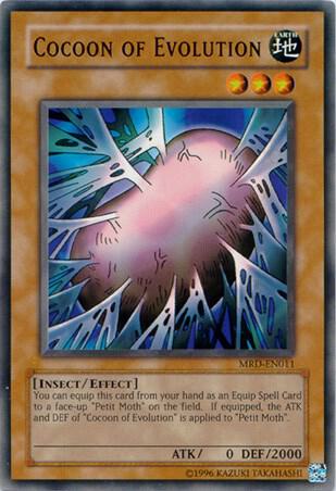 Cocoon of Evolution MRD-EN011 card from Metal Raiders (Worldwide English)