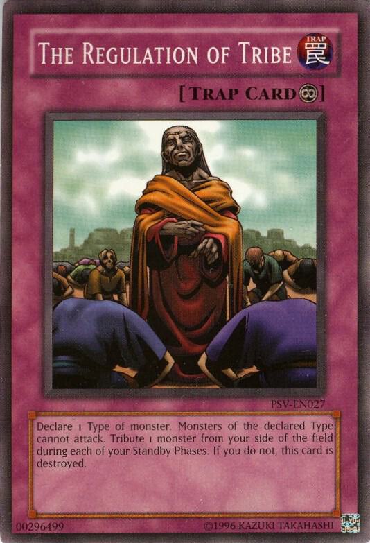The Regulation of Tribe PSV-EN027 card from Pharaoh's Servant (Worldwide English)