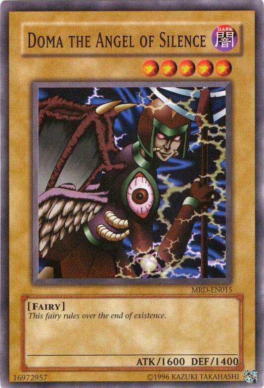 Doma The Angel of Silence MRD-EN015 card from Metal Raiders (Worldwide English)