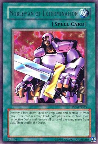 Nobleman of Extermination PSV-EN035 card from Pharaoh's Servant (Worldwide English)