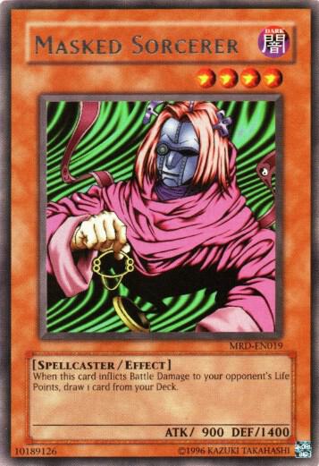 Masked Sorcerer MRD-EN019 card from Metal Raiders (Worldwide English)