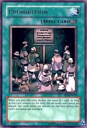 Prohibition PSV-EN039 card from Pharaoh's Servant (Worldwide English)