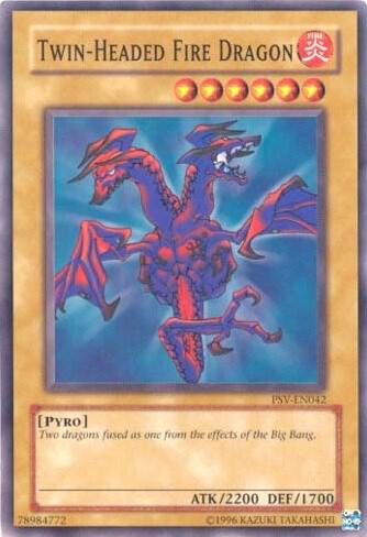 Twin-Headed Fire Dragon PSV-EN042 card from Pharaoh's Servant (Worldwide English)