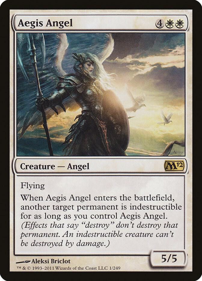 Aegis Angel 1 card from Magic 2012 (M12)