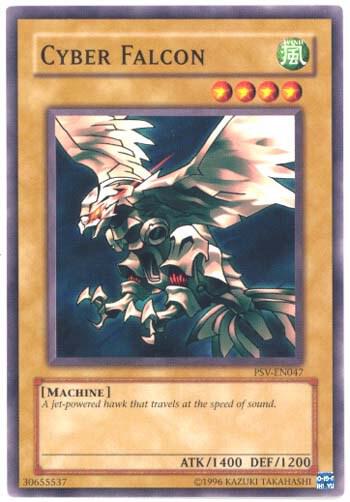Cyber Falcon PSV-EN047 card from Pharaoh's Servant (Worldwide English)