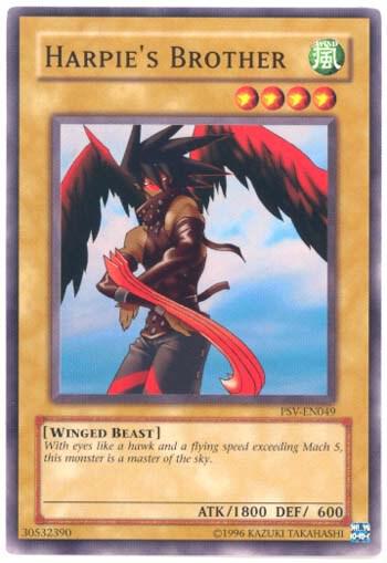 Harpie's Brother PSV-EN049 card from Pharaoh's Servant (Worldwide English)