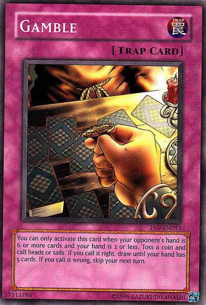 Gamble PSV-EN053 card from Pharaoh's Servant (Worldwide English)