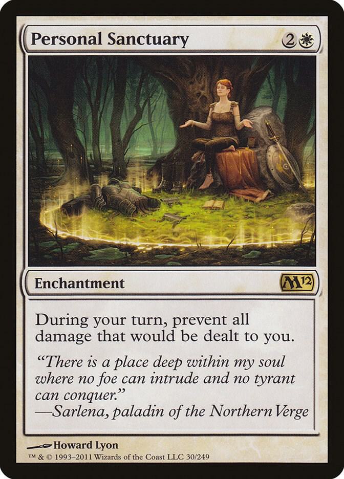 Personal Sanctuary 30 card from Magic 2012 (M12)