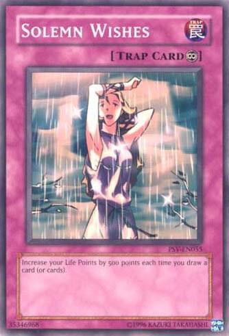 Solemn Wishes PSV-EN055 card from Pharaoh's Servant (Worldwide English)