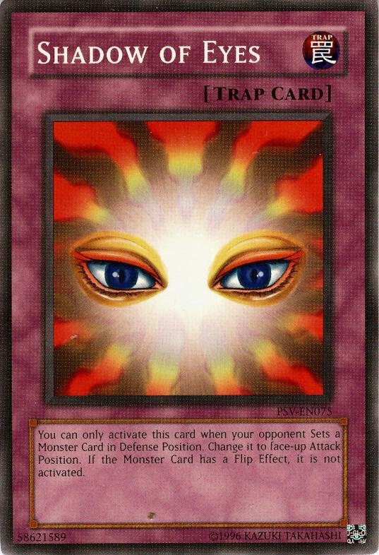 Shadow of Eyes PSV-EN075 card from Pharaoh's Servant (Worldwide English)