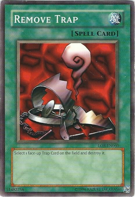 Remove Trap LOB-EN060 card from Legend of Blue Eyes White Dragon (Worldwide English)