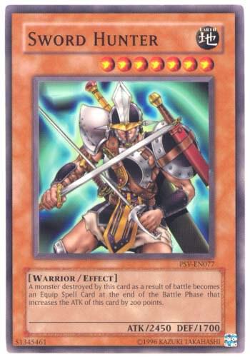 Sword Hunter PSV-EN077 card from Pharaoh's Servant (Worldwide English)