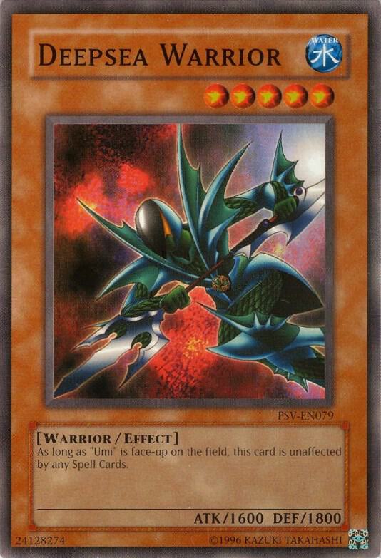 Deepsea Warrior PSV-EN079 card from Pharaoh's Servant (Worldwide English)