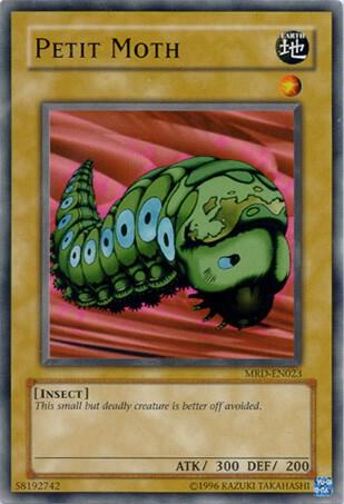 Petit Moth MRD-EN023 card from Metal Raiders (Worldwide English)