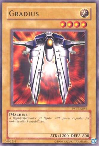 Gradius PSV-EN089 card from Pharaoh's Servant (Worldwide English)