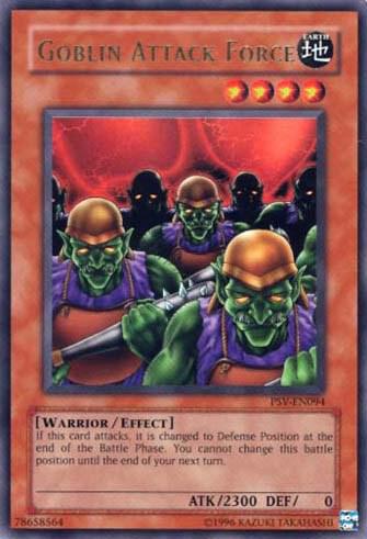 Goblin Attack Force PSV-EN094 card from Pharaoh's Servant (Worldwide English)