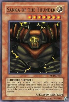 Sanga of the Thunder MRD-EN025 card from Metal Raiders (Worldwide English)
