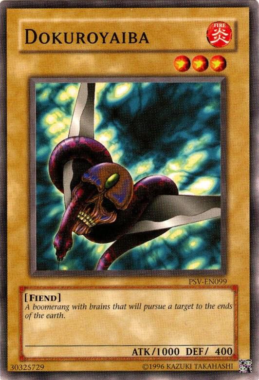 Dokuroyaiba PSV-EN099 card from Pharaoh's Servant (Worldwide English)
