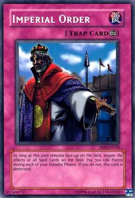 Imperial Order PSV-EN104 card from Pharaoh's Servant (Worldwide English)