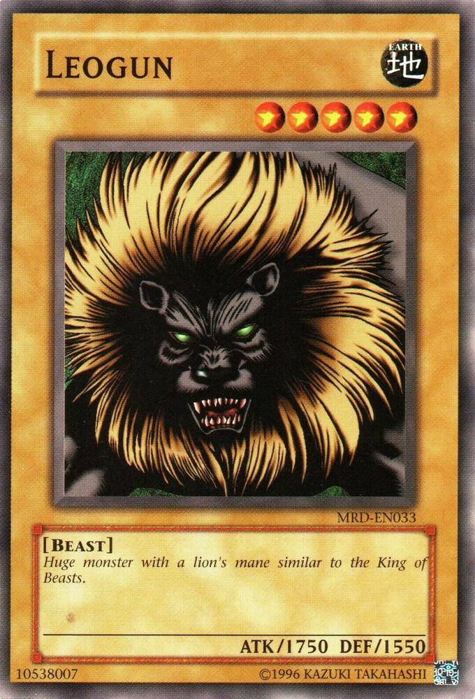 Leogun MRD-EN033 card from Metal Raiders (Worldwide English)