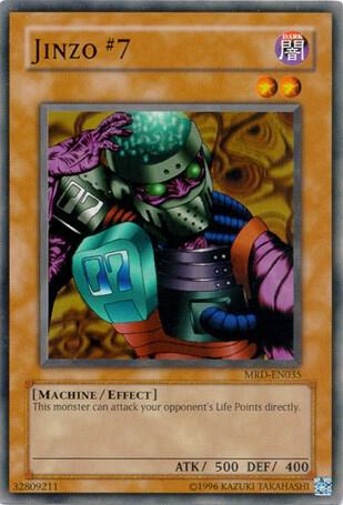 Jinzo #7 MRD-EN035 card from Metal Raiders (Worldwide English)