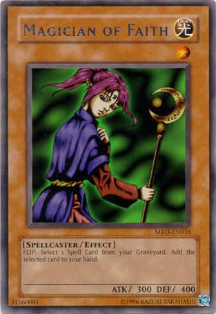 Magician of Faith MRD-EN036 card from Metal Raiders (Worldwide English)